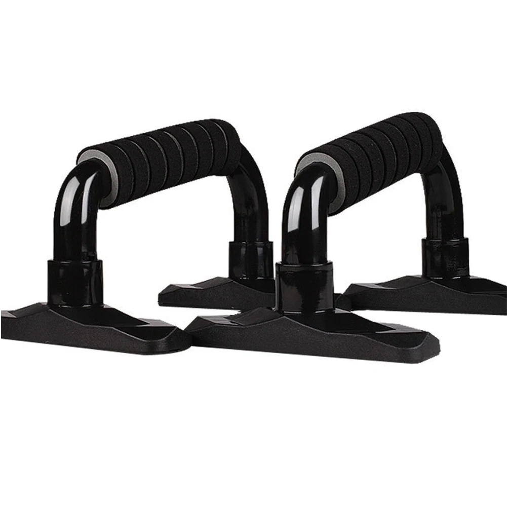 

Push Up Bars Fitness Exercise I-shaped Body Building Equipment Foam Handle Stainless Steel Bar Home Gym Push Up Stands