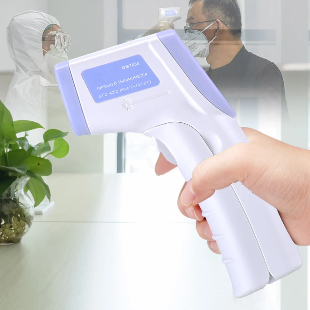 

Baby/Adult Digital Infrared Forehead Body Thermometer Non-contact Temperature Measuring QP2