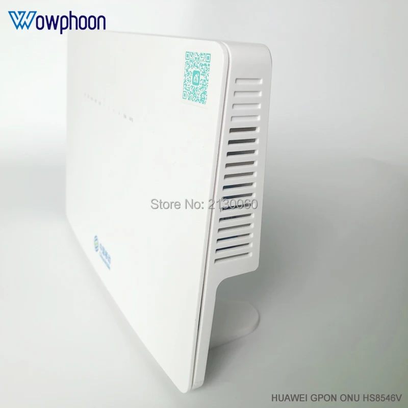 10 шт./лот ont hs8546v hs 8546 В GPON маршрутизатор FTTH GPON ОНУ 4ge 4 Порты и разъёмы + 1tel + 2USB + wi-Fi английский прошивки для Huawei MA5608T/MA5683T