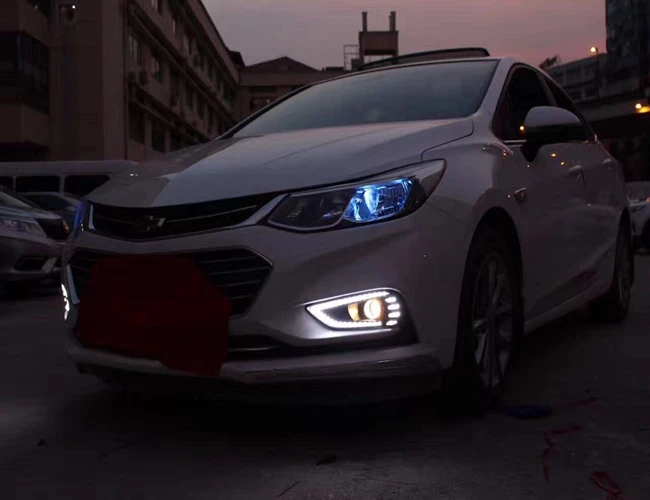 Продукт Высокое качество светодиодные дневные ходовые огни для Chevrolet Cruze противотуманные фары, дневные ходовые/водительский светильник