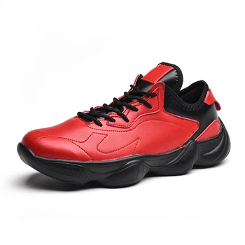 

Sycatree Fashion Male Leather Running Shoes for Men Canvas Shoes Leisure Outdoor Sneakers Air Mesh Flats Ferrary Shoes QD-A09