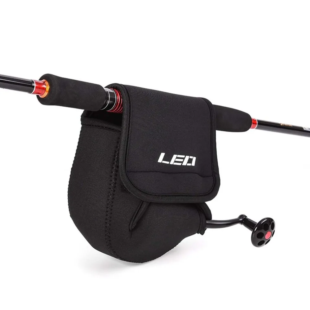 LEO Fishing Bags Fishing Reel Bag Protective Cover Baitcasting Trolling Spinning Fishing Reel Protective Case Pouch Sleeve Pesca