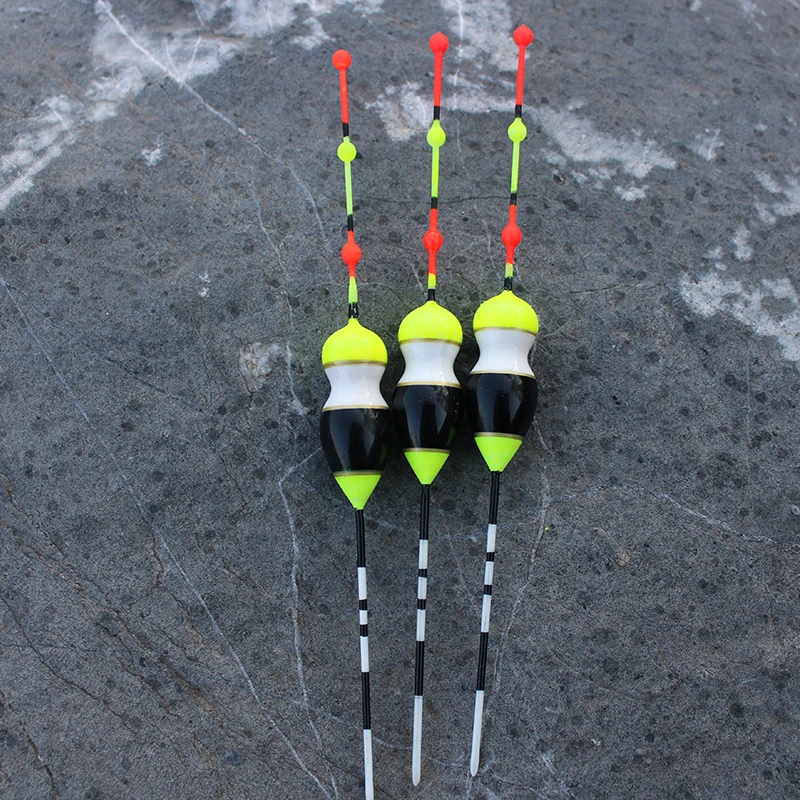 WLPFISHING 3pcs/lot Fishing Float Nice Shrimp Floater High Sensible Balsa Ice Fishing Bobbers Crucian Carp Fishing Float