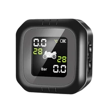 Водонепроницаемый и ударопрочный цветной экран дисплей монитор давления в шинах мотоцикла датчик давления в шинах дисплей температуры в шинах сигнал тревоги Rem