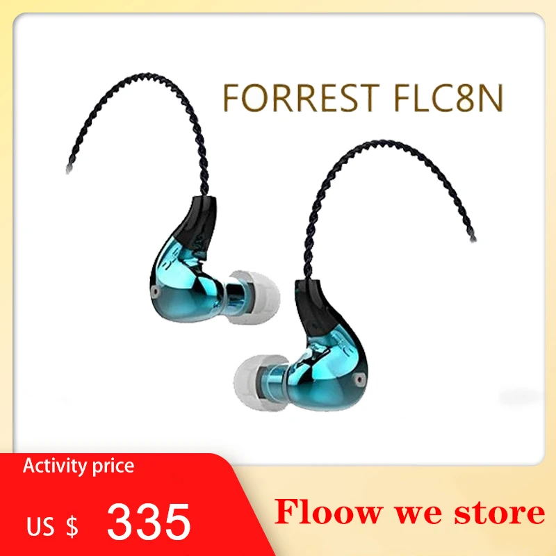 FORREST FLC8N Hybrid Dual Ausgewogene Anker Dynamische 2BA + DD Hifi Musik Monitor DJ Studio 3,5mm/2,5mm blanced Ohrhörer Kopfhörer