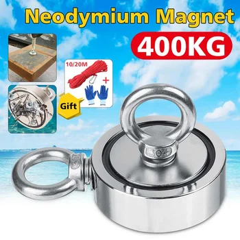 

Efficient 400kg D75 Strong Powerful Magnet Neodymium Recovery Magnet Salvage Tool Deep Sea Salvage Strong Recovery Fishing Kit