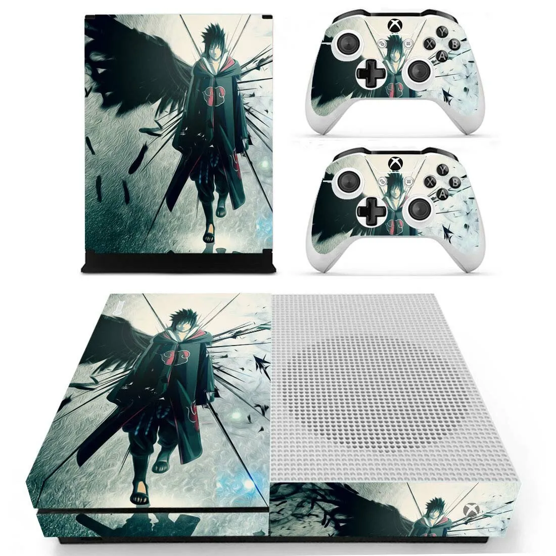 Наруто-боруто наклейка для Xbox One S консоль и Kinect и 2 контроллера для Xbox One тонкая наклейка из винила