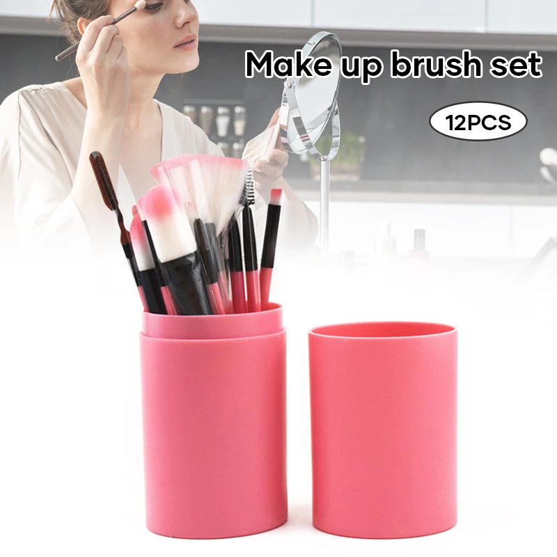 Makeup Brushes Set Professional 12pcs Make Up for Foundation Powder Concealers and Eyeshadow with Storage Box BU | Красота и здоровье