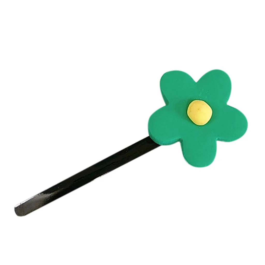 GREEN Заколки для волос заколка для волос для девочек заколки для волос Женские Подарочные резинки для волос яркого цвета аксессуары F726 - Окраска металла: GREEN