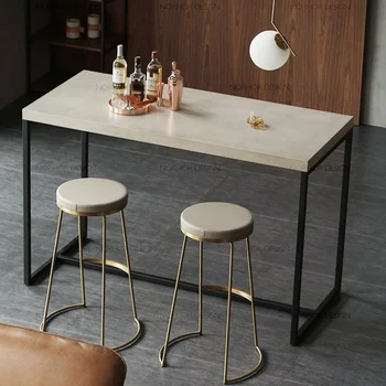 

Nordic bar stool wrought iron bar stool fashion coffee chair gold high stool simple dining chair front chair