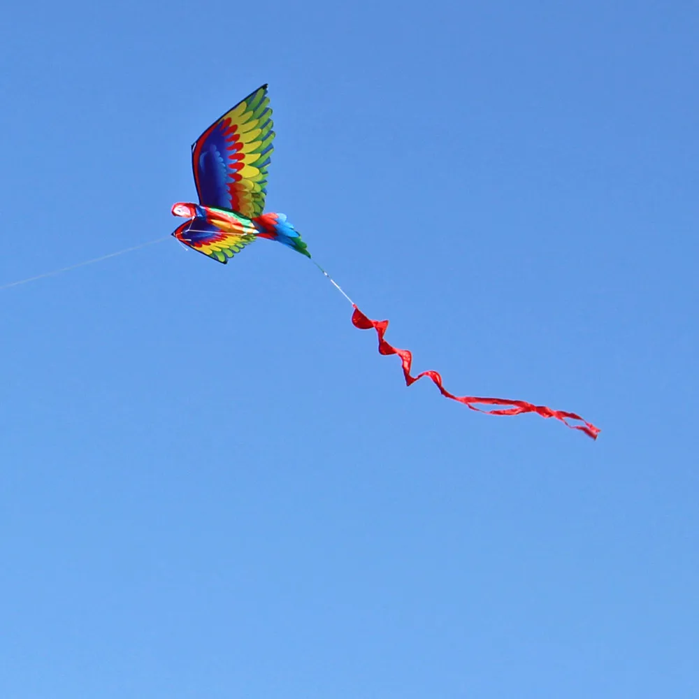 3D P-arrot K-ite Kids Toy Fun Outdoor Flying Activity Game Children With Tail New Arrival Dropshipping