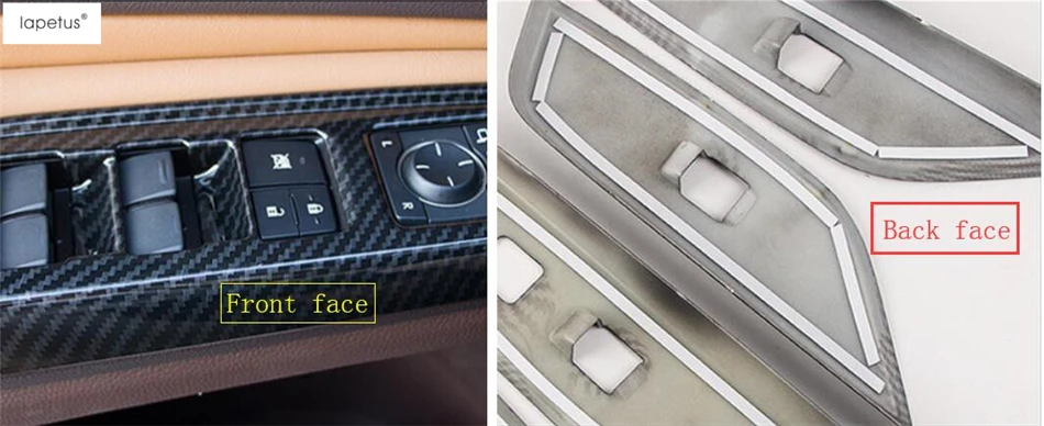 Аксессуары Lapetus для Lexus ES, дверная ручка, держатель, кнопка стеклоподъемника, переключатель, защита, молдинг, крышка, комплект, отделка, 4 шт