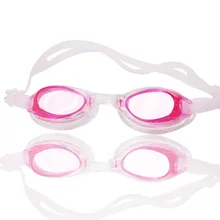 В настоящее время доступна сумка на молнии Простые Стеклянные очки для плавания высокой четкости удобные мягкие зеркальный ремень из силикагеля для взрослых