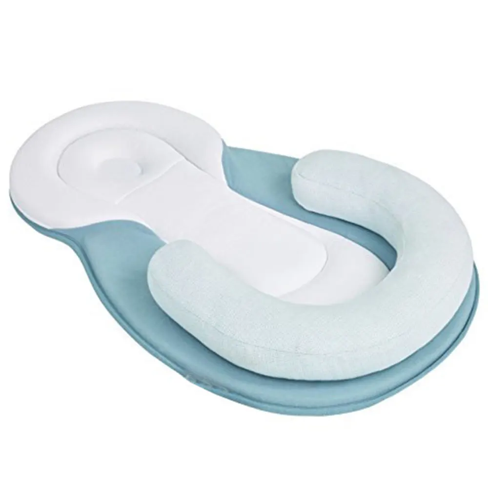 

Oeak Baby Stereotype Pillow Infant Anti-rollover Mattress Pillow For 0-12 Months Baby Sleeping Positioning Pad Cotton Pillow