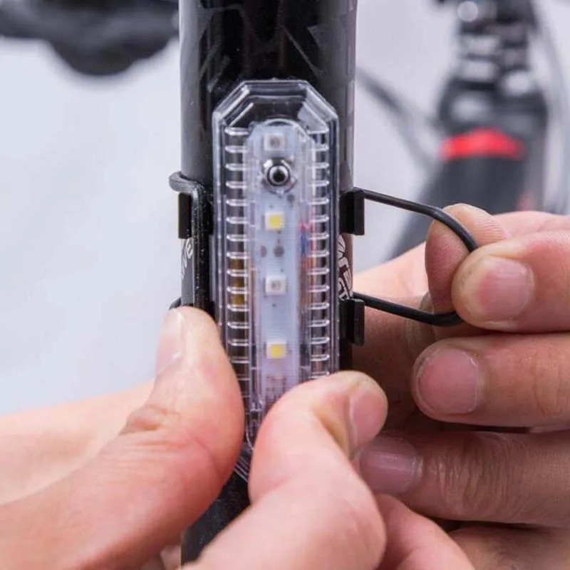 Перезаряжаемые велосипед светильник светодиодный USB безопасность заднего