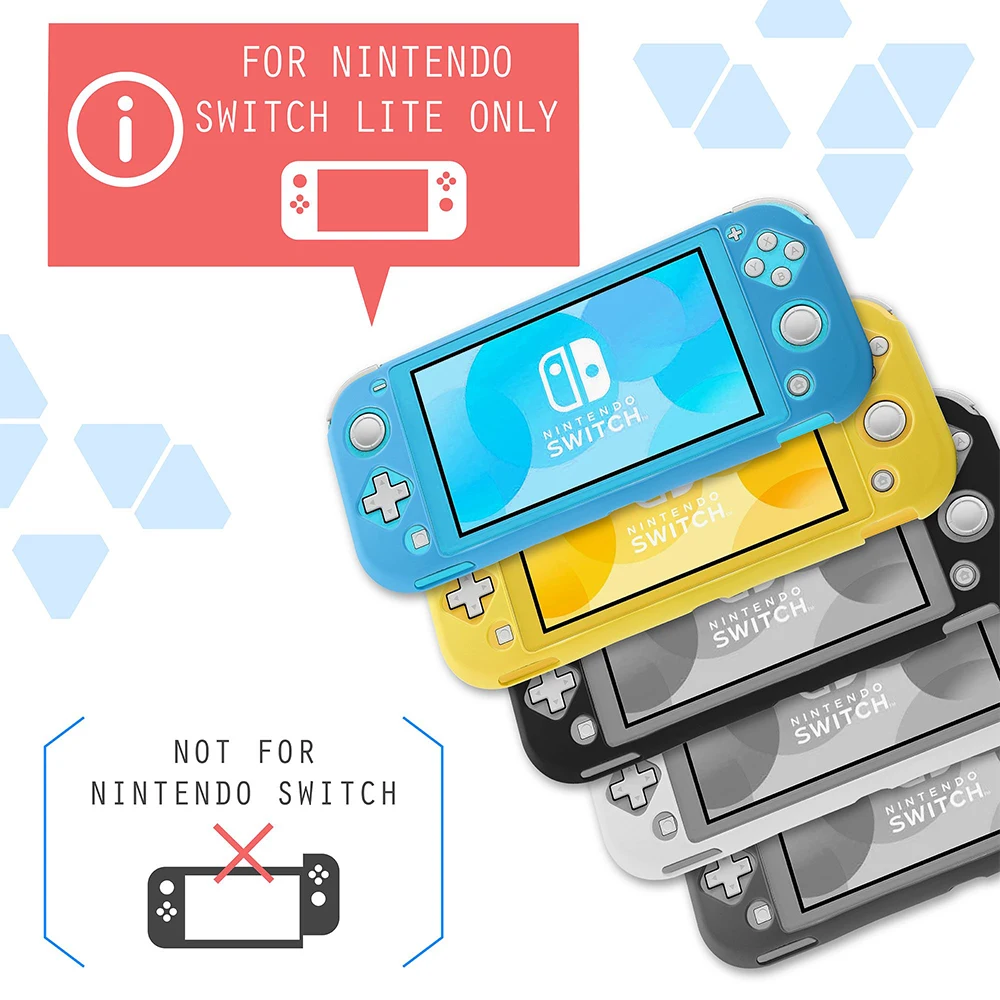 Мягкий силиконовый защитный чехол для Nintendo Switch Lite наклейки консоли NS полная