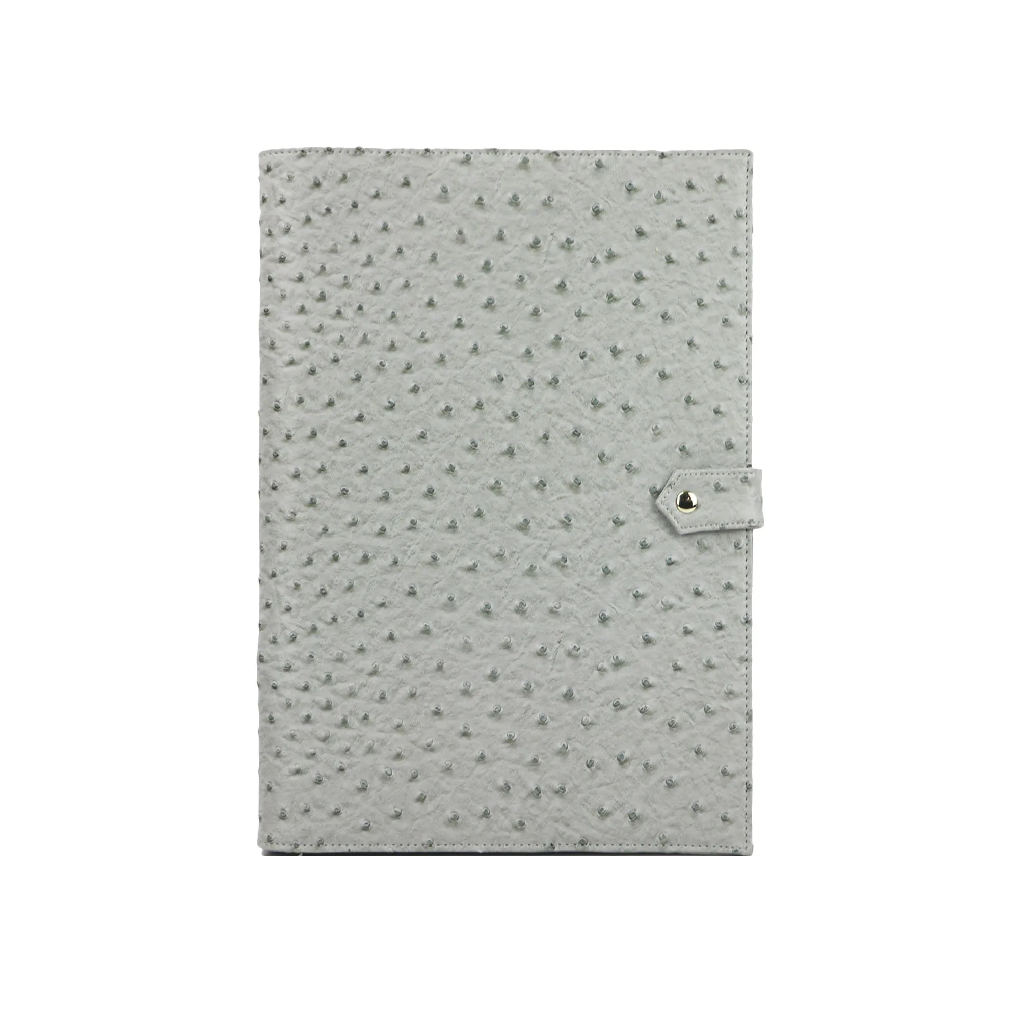 Ostrich Grey Лидер продаж, мужская сумка, мужская, модная, с узором «крокодиловая кожа», Padfolio, высокое качество, бизнес, А4, держатель для файлов, Роскошный чехол для Ipad, держатель - Цвет: Ostrich Grey