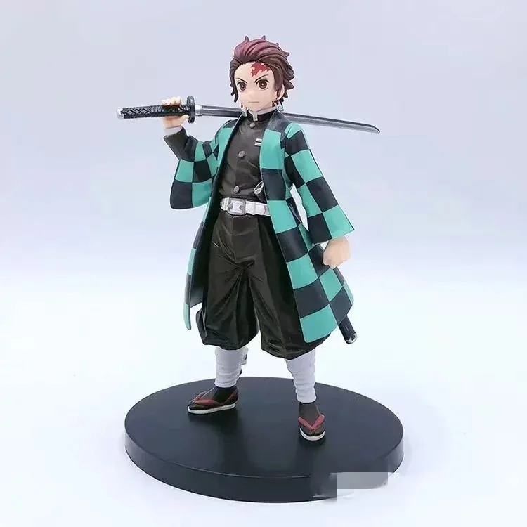 14-18 см Kamado Tanjirou Demon Slayer Kimetsu no Yaiba Kamado Nezuko Экшн фигурки игрушки куклы Рождественский подарок