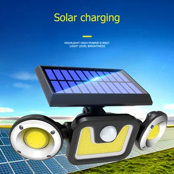 

83 COB LED Solar Wall Light 3 Mode Waterproof Multi-functional Practical Durable Motion Sensor Security Street Lamp