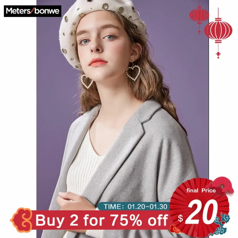 Metersbonwe Herfst Winter Kasjmier Basic Overjas 2019 Trenchcoat Vrouwen Windreaker Open Stitch Lange Uitloper Warm Metersbonwe Herfst Winter Kasjmier Basic Overjas 2019 Trenchcoat Vrouwen Windreaker Open Stitch Lange Uitloper Warm