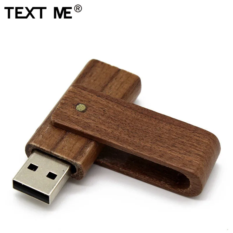 TEXT ME 4 цвета деревянный поворотный Модель 64 ГБ флеш накопитель 8 16 32 Флешка USB 2 0 Usb