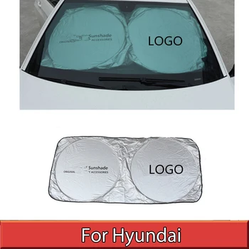 

For Hyundai Accent MC RB HC Santa Fe SM CM DM I10 I30 I20 IX25 IX35 UV Protect Car Windshield Cover Sunshade Sun Shade