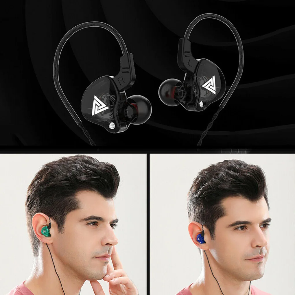 QKZ – écouteurs intra-auriculaires AK6, oreillettes de Sport, stéréo, basse, 3.5mm, avec Microphone, pilote en cuivre, pour course à pied