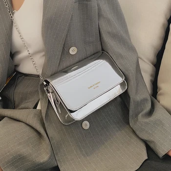 

2020 New Fashion Chain Shoulder Messenger Bags Niche Designer Small Square Bags High Quality Women Purse and Handbags Sac A Main