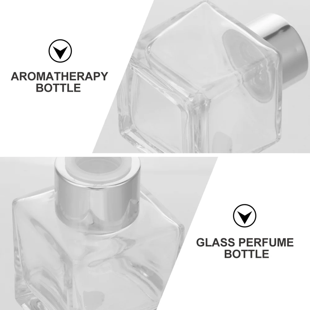 50ml Square Glass Bottles – Empty Refillable Containers for Fragrance, Essential Oils, ... - SKU PBGS2023 - UGI Packaging