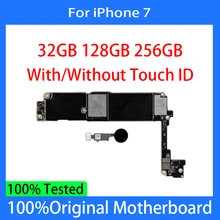

New 2022 Original For Iphone 7 Motherboard with/no Touch Id Unlocked for IPhone7 Logic Board Clean ICoud with IOS System Full
