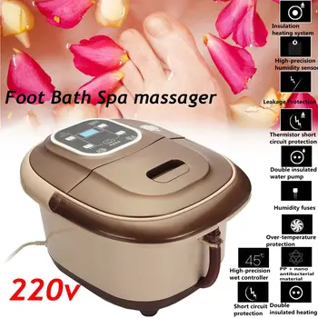 

LCD 500W 220V Foot Bath Spa Infrared Therapy Massager Flame Retardant Insulation Oxygen Bubble