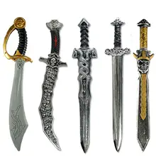 Макияж на Хэллоуин, вечерние реквизиты для выступлений на сцене, пиратское оружие, череп, пиратский нож, змеиный меч, игрушечный меч, оружие