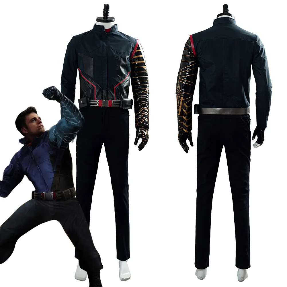 

2020 Movie The Falcon and the Winter Soldier Buggy Cosplay Costume Battle Uniform Outfit Halloween Carnival Costumes