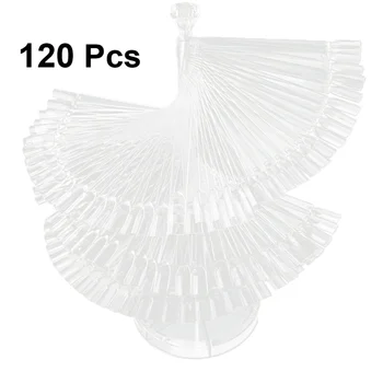 

1 Set Manicure Colour Atla Shelf Rotative Showing Shelf for Store Shop Transparent 120pcs Colour Atla
