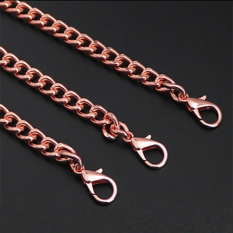 

Bag Accessories for women Bag Metal Rose gold Purse Chain Shoulder Crossbody Bag Strap Women DIY Replacement Handbag Handles