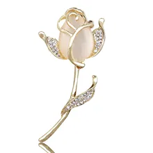 Подлинный продукт корейский стиль изысканный опал Роза брошь корсет для невесты свадебная брошь цветок качество в настоящее время доступны поставки