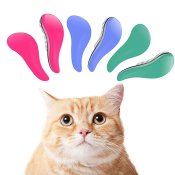 

Pet Dog Cat Bath Brush Comb Rubber Glove Hair Fur Grooming Massaging Massage Brush for Remove Cats Dogs Hair Knots Accessories
