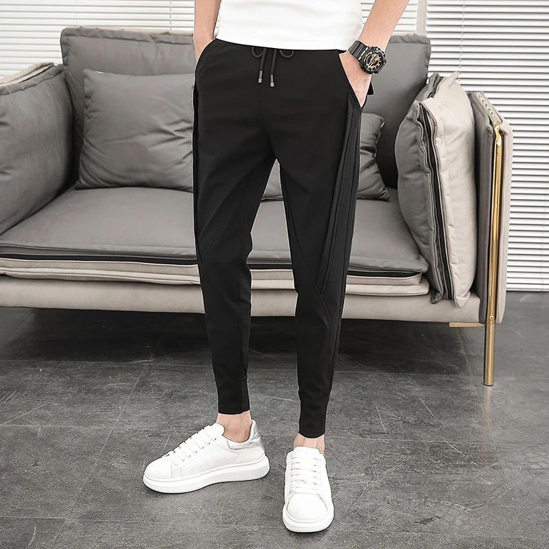 2021 Korean Summer Pants Men Fashion 