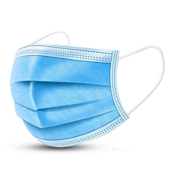 

3ply 50pcs 100pcs Meltblown Anti Pollution Disposable Laye Hygiene Face Dust Fabric Mask masque Facemask Mouth Cap Filter 50 pcs