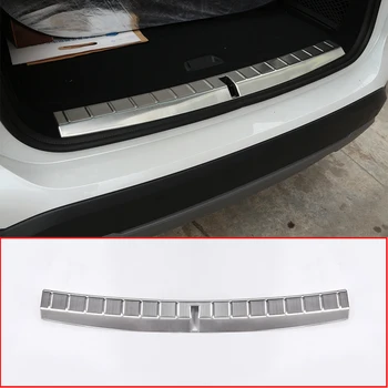 

304 Stainless Rear Bumper Inner Sill Plate Protector Cover Trim Stickers For BMW X1 f48 2016 2017 Car Accessories