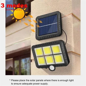 

Generation 120/100 LED Solar Power Energy PIR Infrared Motion Sensor Garden Security Lamp Outdoor Light for for Garden Décor 3 m