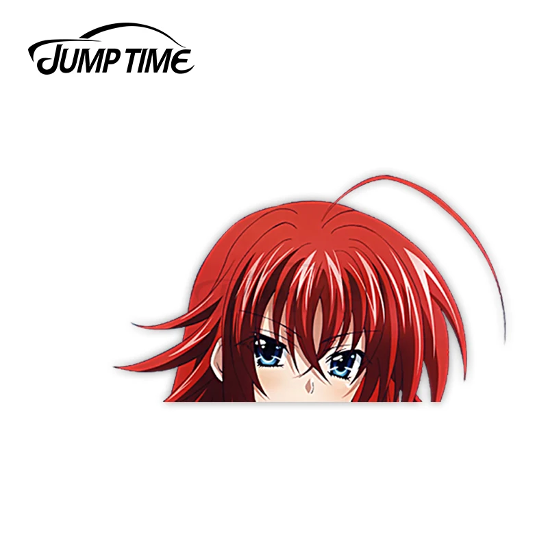 Время прыжков старшеклассная DxD Rias Gremory 4 v2 Милая аниме девушка Peeker виниловые