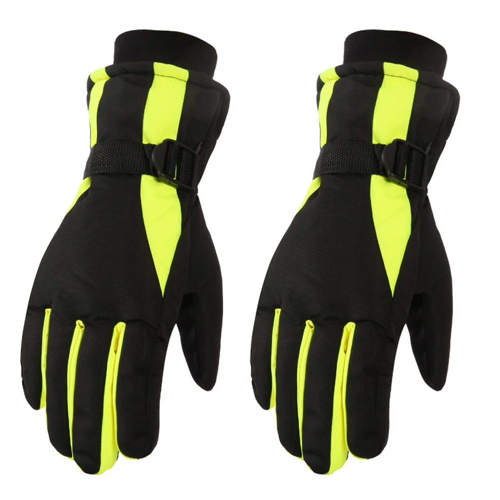 Мужские велосипедные уличные аксессуары утолщенные водонепроницаемые Регулируемые защитные альпинистские спортивные перчатки для катания на лыжах теплые зимние перчатки для верховой езды