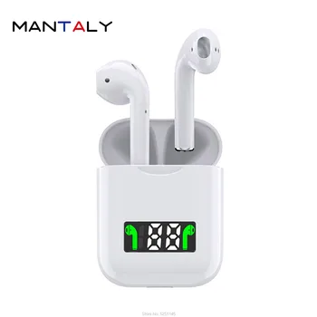 

Wireless Bluetooth Earphone TWS Sport Earpiece without wired Earbuds ear buds non-water listener mobile LCD display