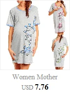 Ночная рубашка для женщин и мам, ночная рубашка для кормящих мам, Ночная одежда для мам, пижамы для кормящих грудью, платье с принтом жирафа