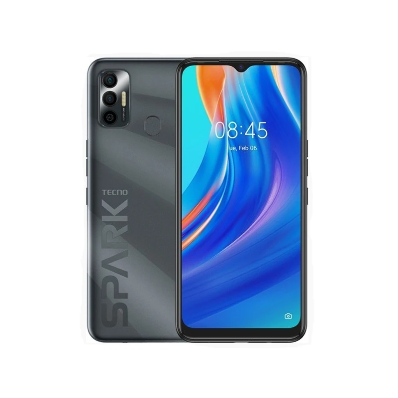 Сотовый телефон TECNO Spark 7 4/64GB Magnet Black | Мобильные телефоны и аксессуары