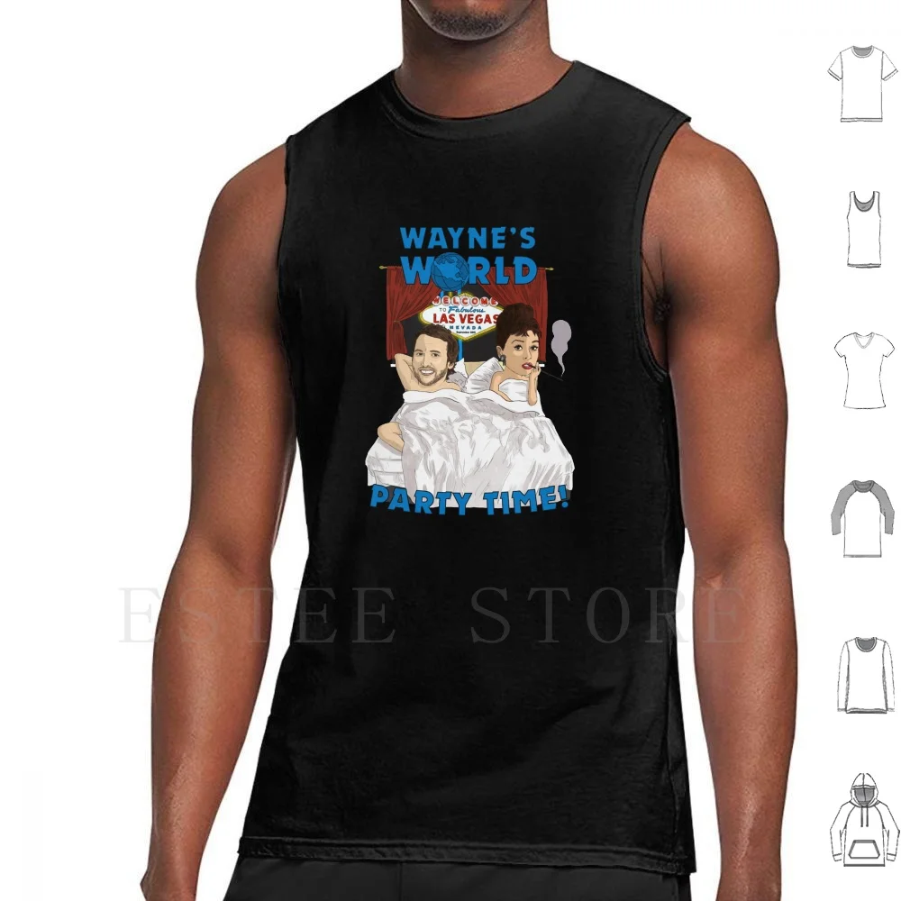 

Wayne's World-Party Time! Tank Tops Vest Wayne Morgan Party Time