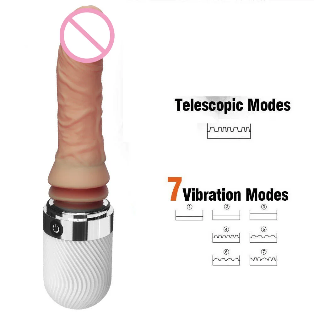 Auto Heating Masturbator Sex Machine Gun Toys Flexible Dildo Thrusting Vibration,Heating With Warm Feeling Sex Toys For Woman