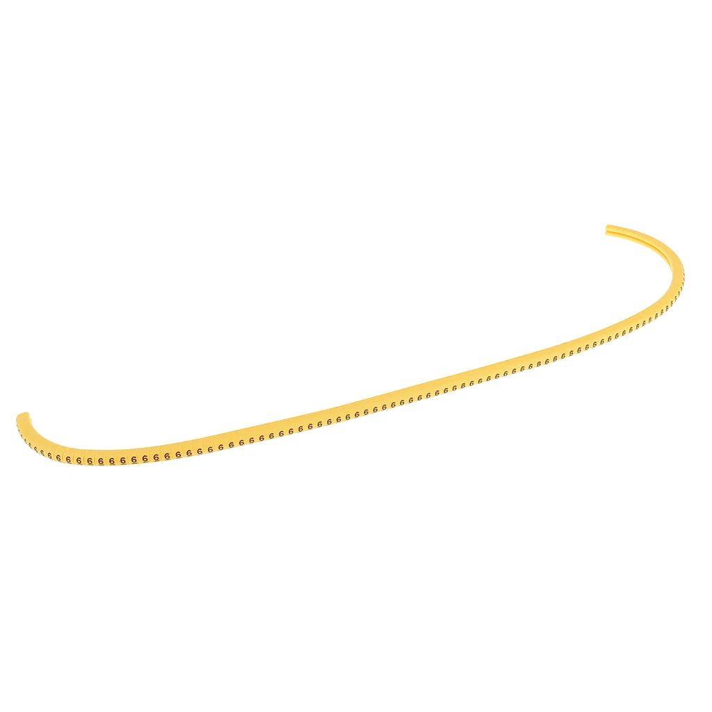 Set of 2000 Round Cable Tags Management Wire Marker Number No. 0~9 1.5mm²&2.5mm²