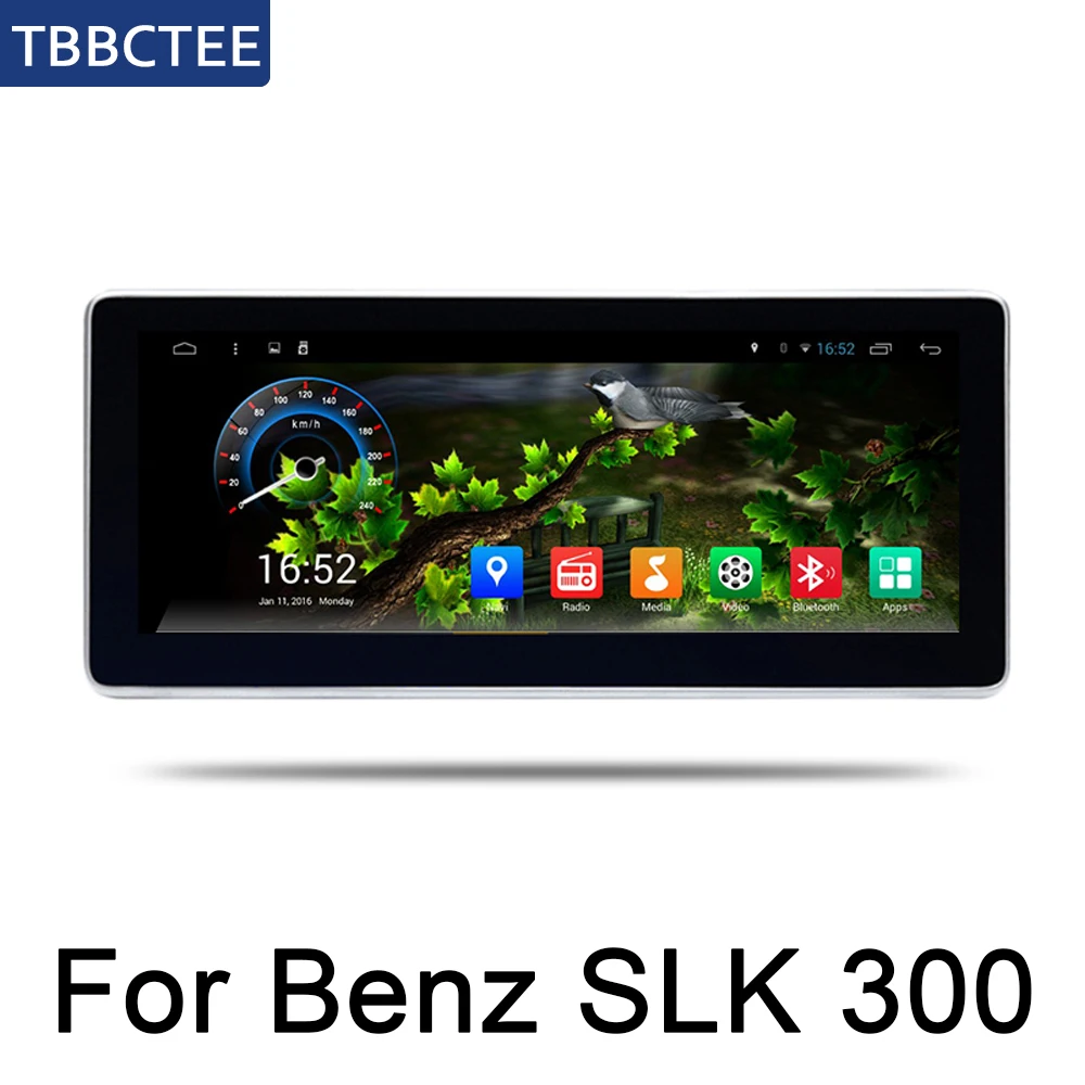 Автомобильный Android система 1080P ips ЖК-экран для Mercedes Benz SLK Class SLK300 SLK350 2010~ автомобильный Радио плеер gps навигация AUX